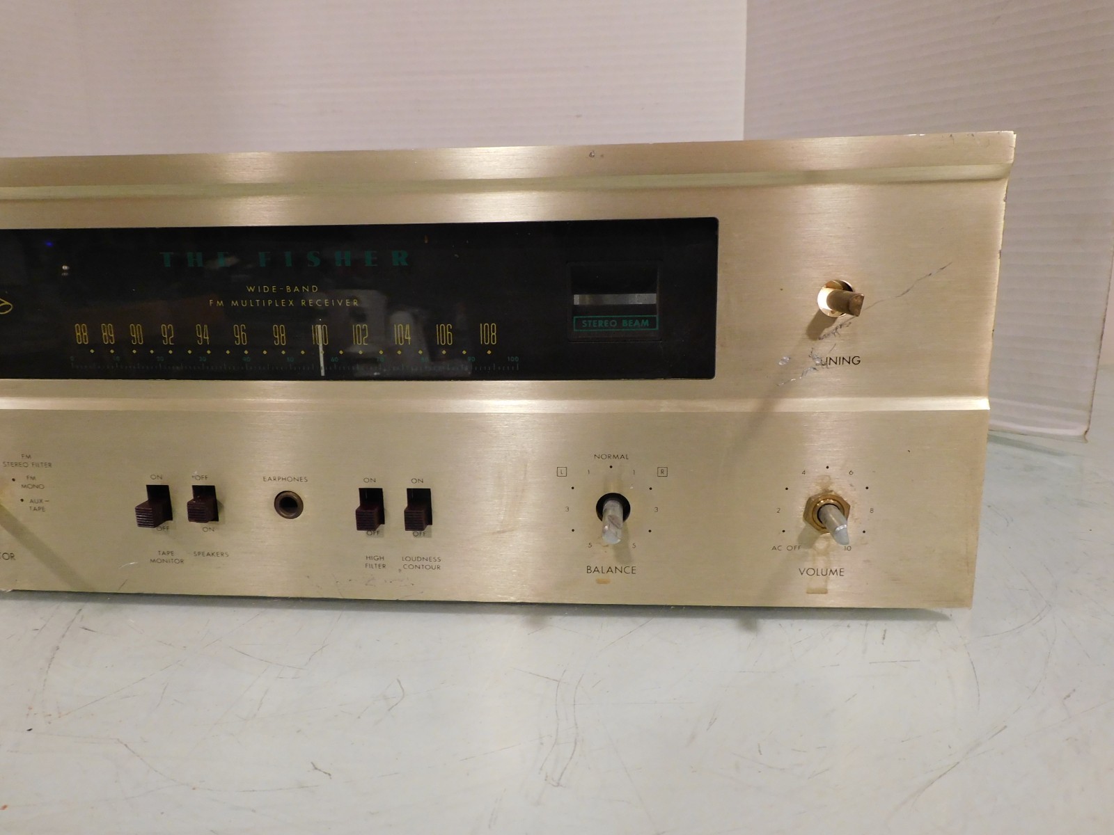 Fisher 400 Tube FM Stereo Receiver for Repair Parts or Restoration