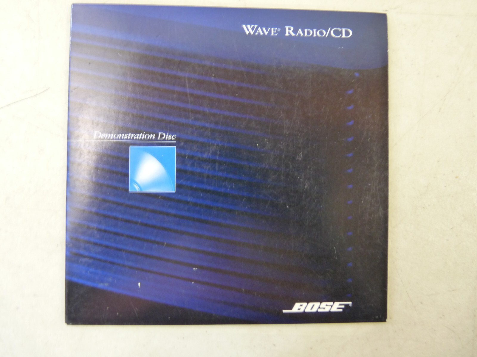 Bose Wave Radio CD Owners Demonstration Disc w/Protective Sleeve