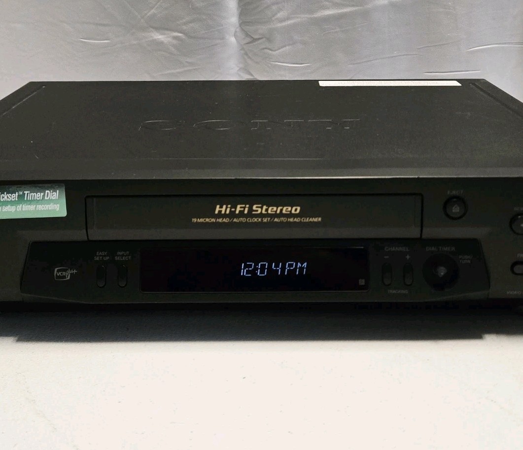 Sony SLV-N71 VCR 4 Head HiFi Stereo VHS Player Recorder No Remote Tested. READ⚠