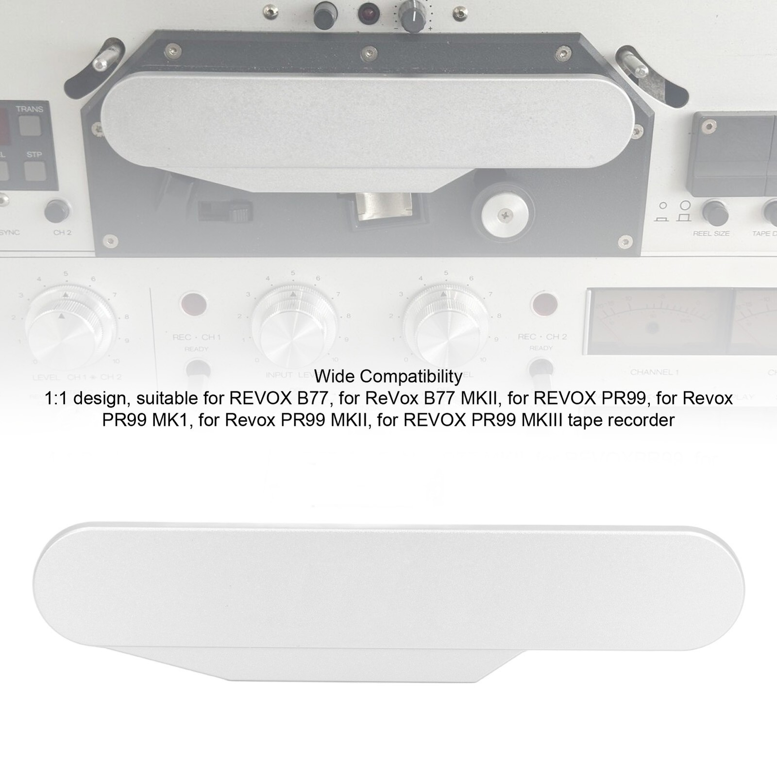 Reel To Reel Tape Recorder Head Cover Replacement For B77 B77 MKII PR SENF