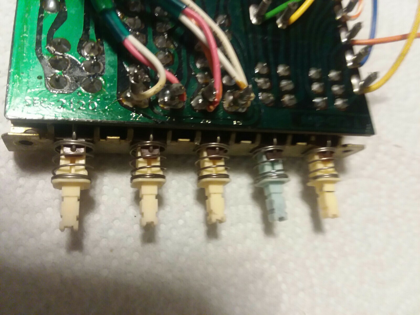 Pioneer SX-525 Button Switch Assembly (5)