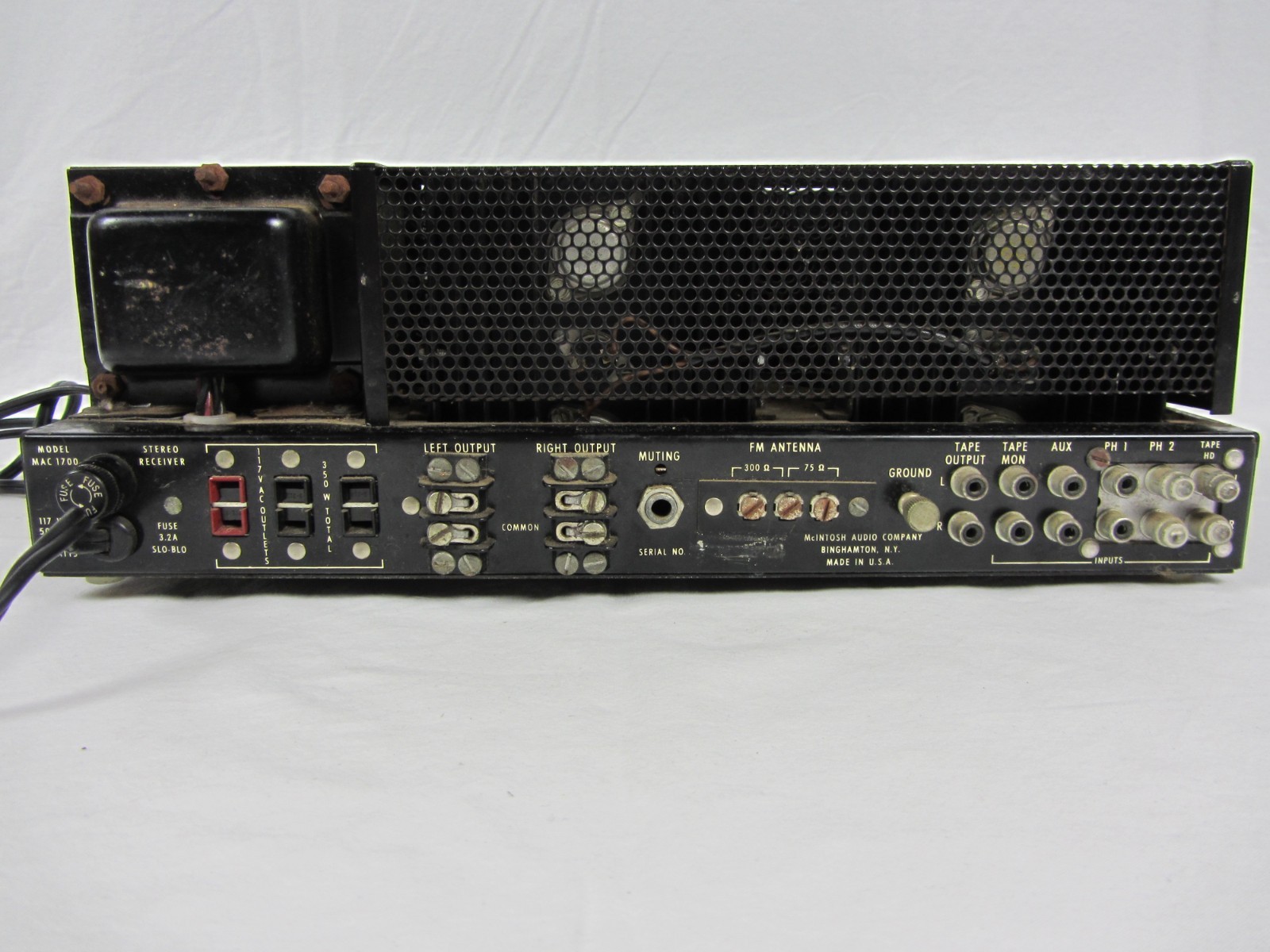 McIntosh Mac 1700 Stereo Receiver Vintage 1970s Used Powers On Garage Find