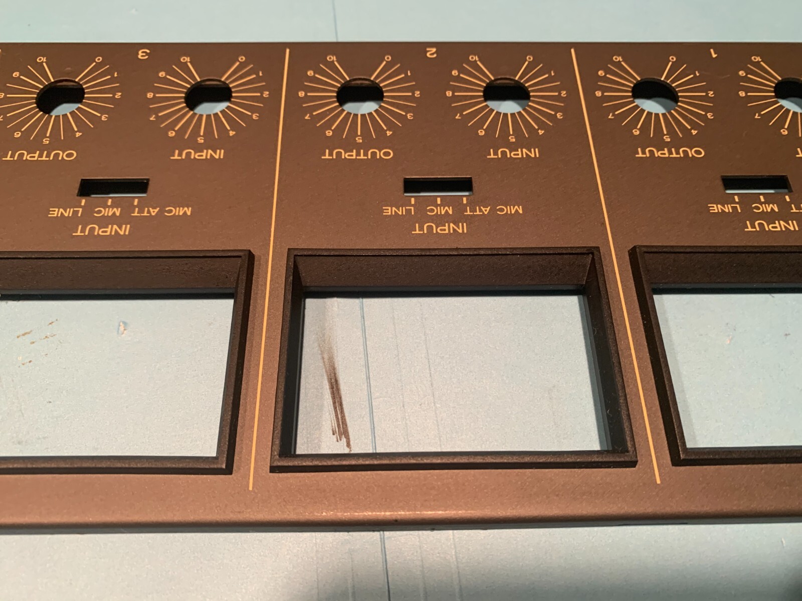 Teac A-3440 Reel To Reel Player Parting Out – Faceplate