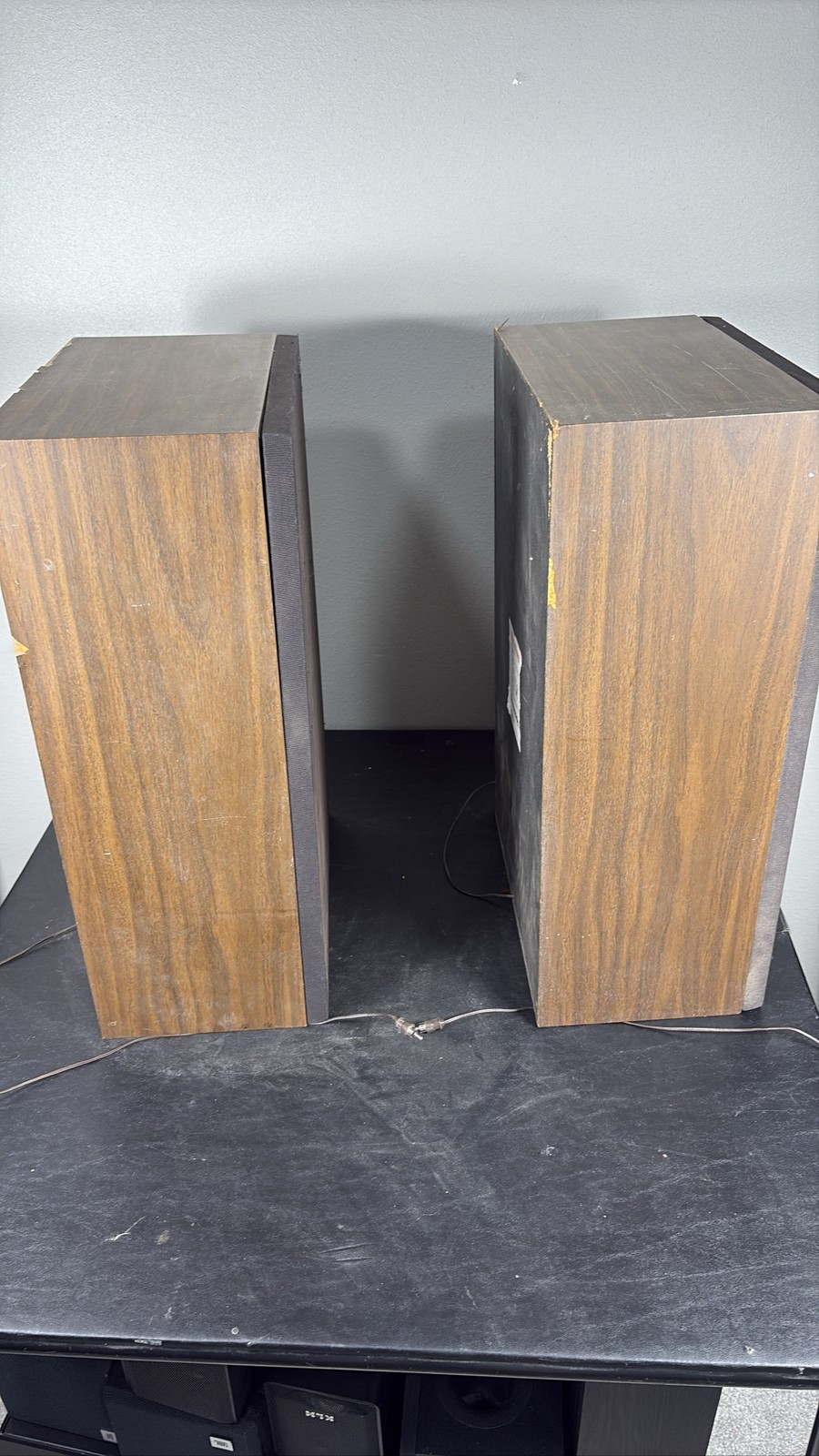 Pair Panasonic Thrusters SB-350 Speakers Passive Radiator Stereo Audio