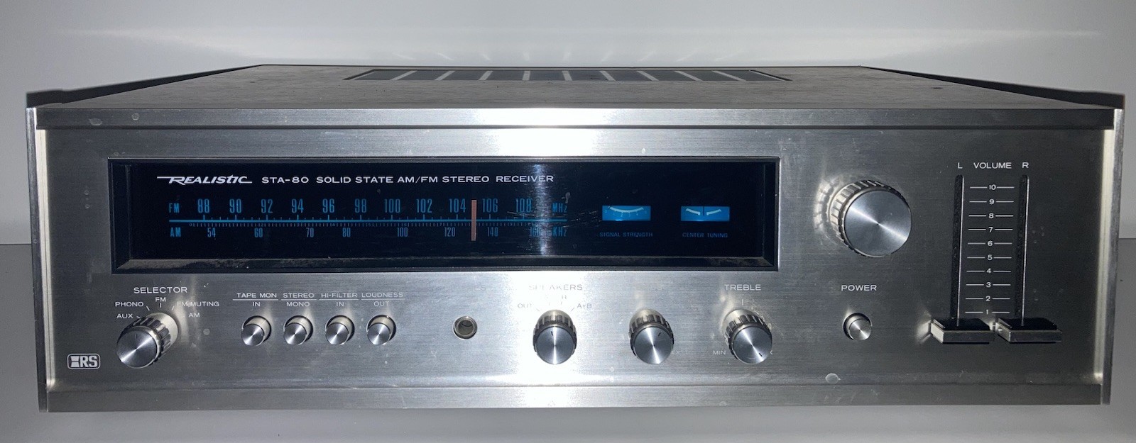 Vintage Realistic STA-80 STA 80 AM/FM Stereo Receiver Walnut LL27573 Japan