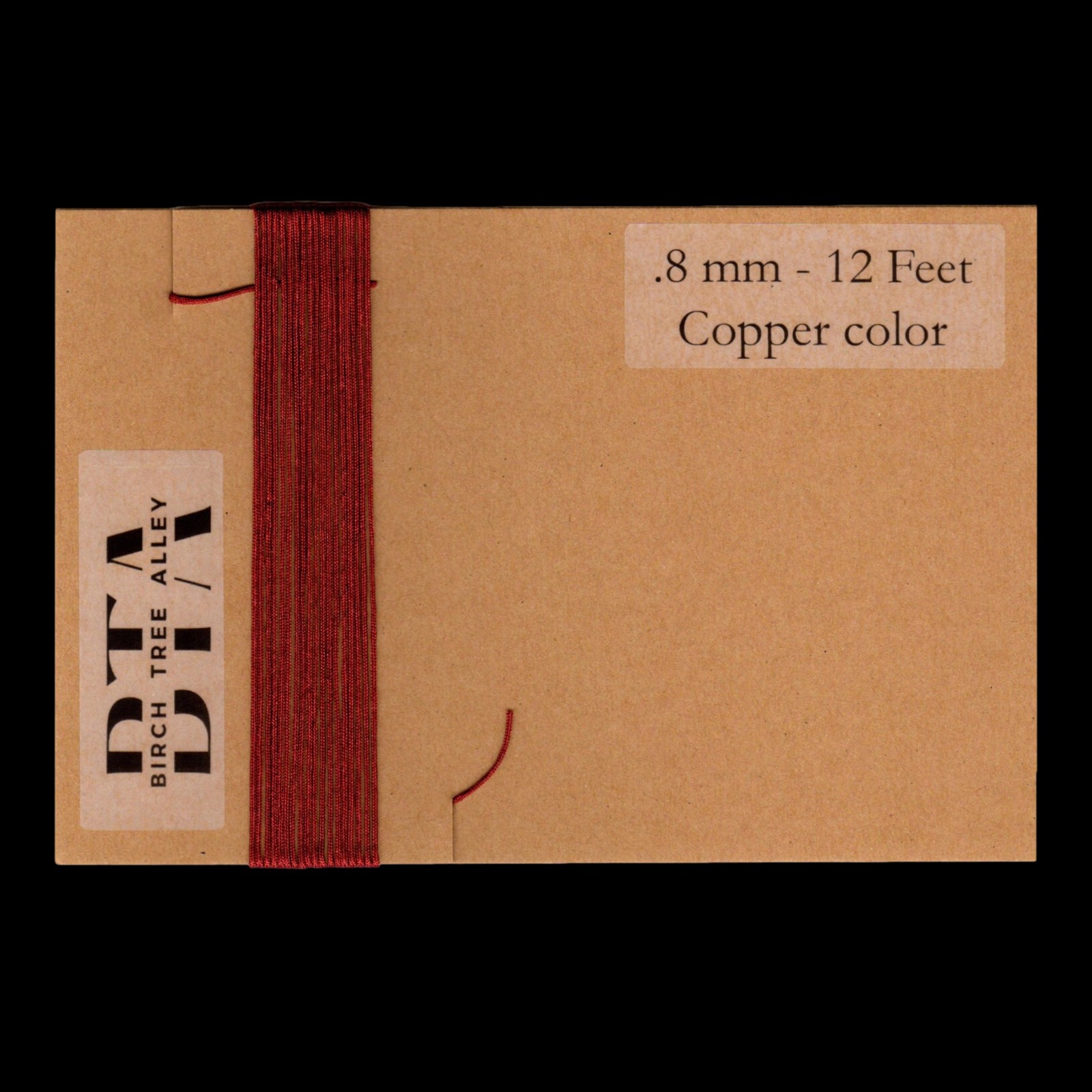 12 Ft Radio Tuner Dial Cord String 0.8mm Vintage Tube Copper Color Replacement