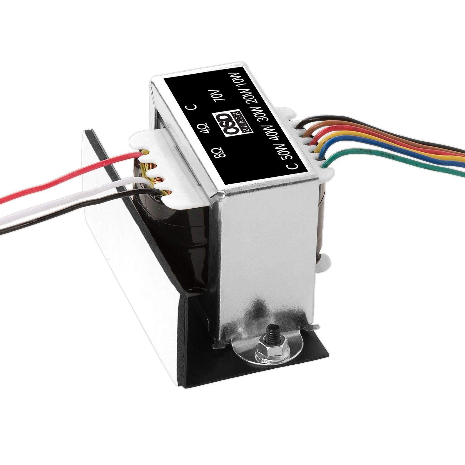 70V Commercial 50W Max Line Matching Indoor Transformer, (50W, 40W, 30W, 20W …