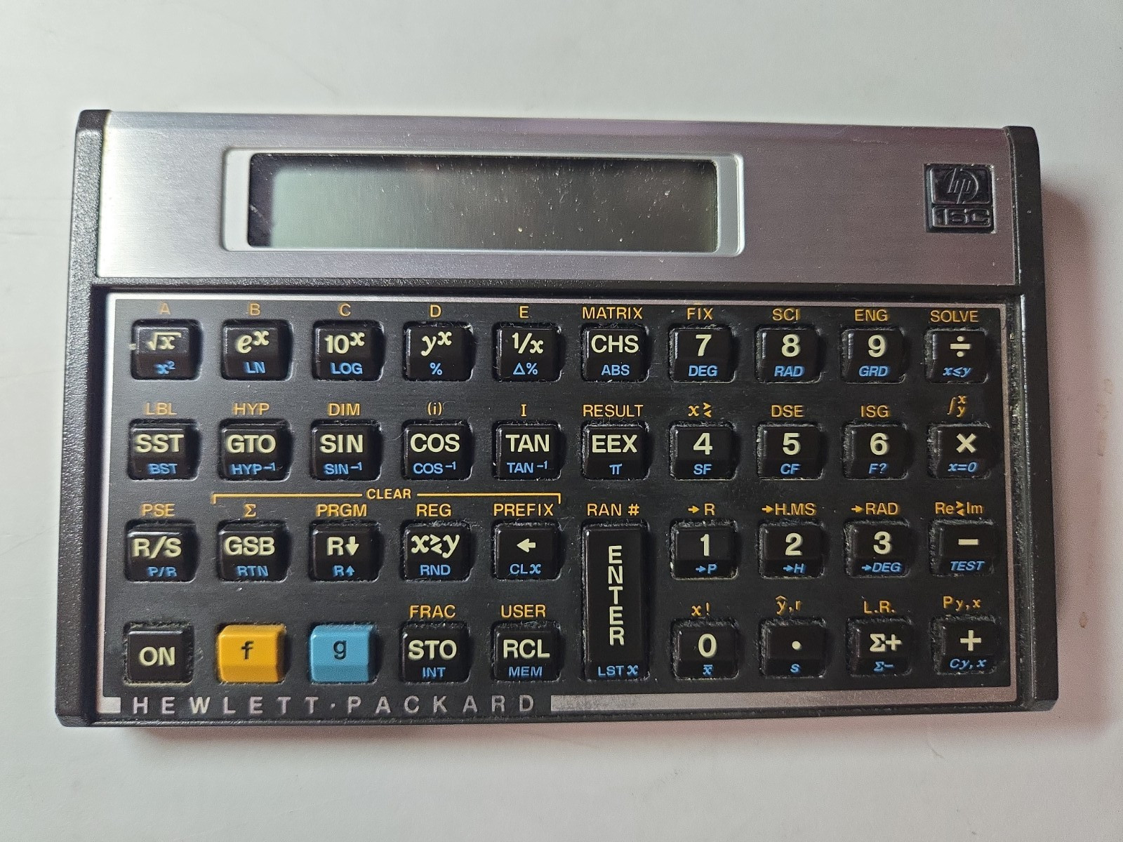 HP-15C Vintage Scientific Calculator USA leather case