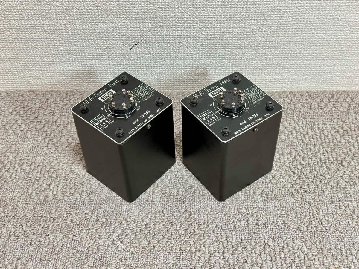 TANGO Hirata FW-20S Tube Amp Output Transformer Pair 300B 2A3 KT88 Tested Japan