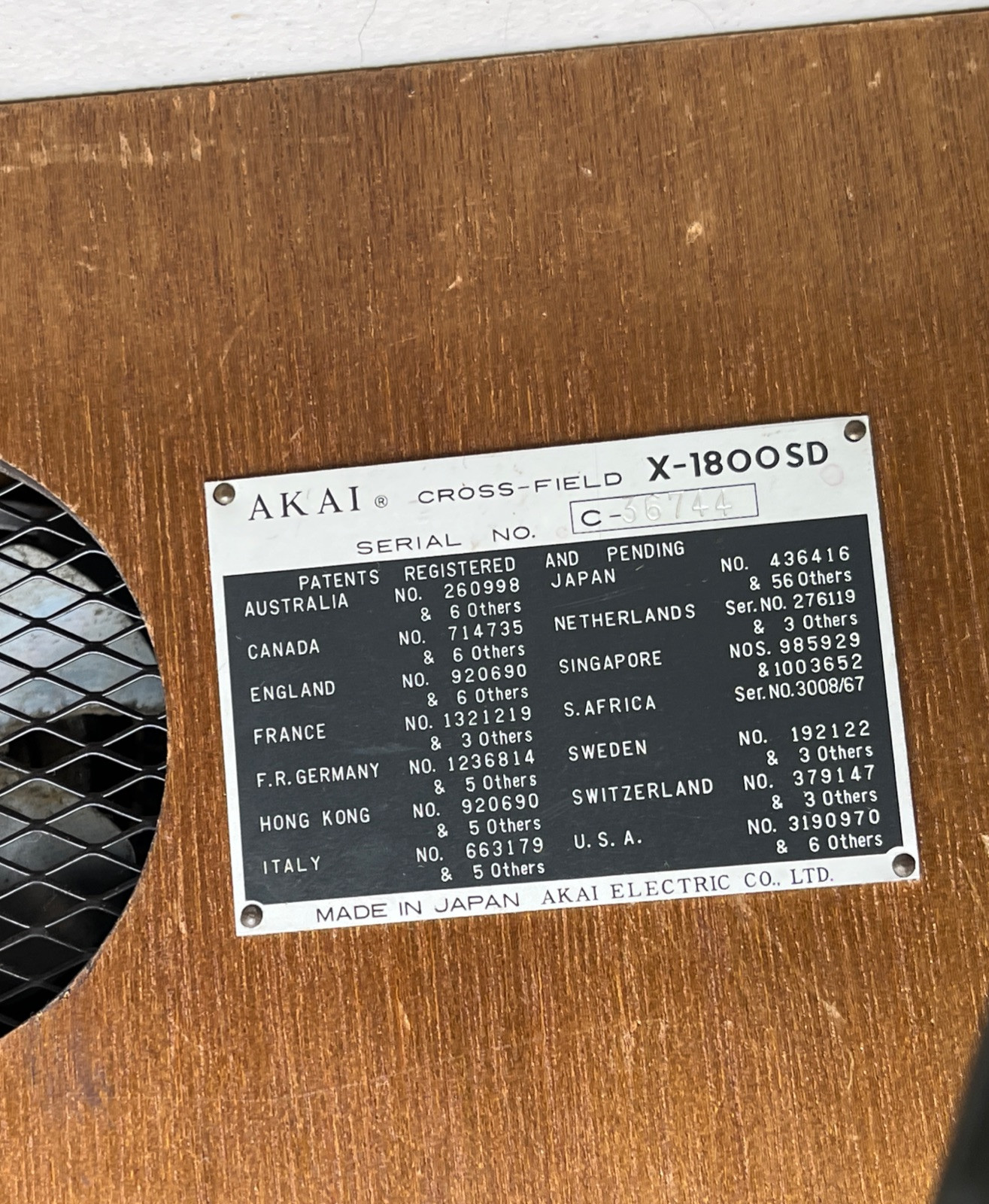Akai X-1800SD Reel to Reel 8 Track Recorder Super Deluxe + 4 Reels TESTED READ