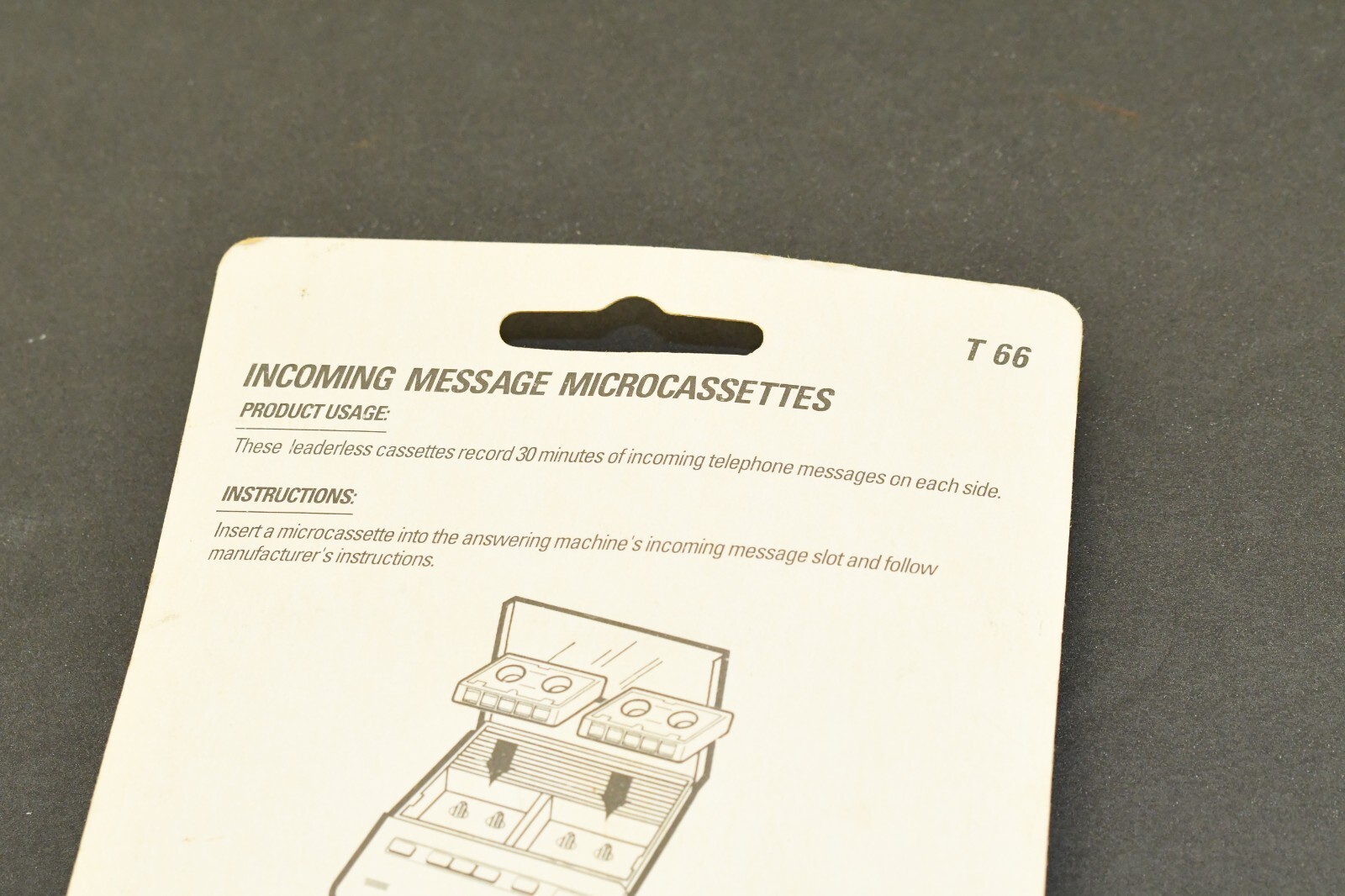 Vintage Recoton Answering Machine Microcassettes Tapes T66 – New in Box NIB