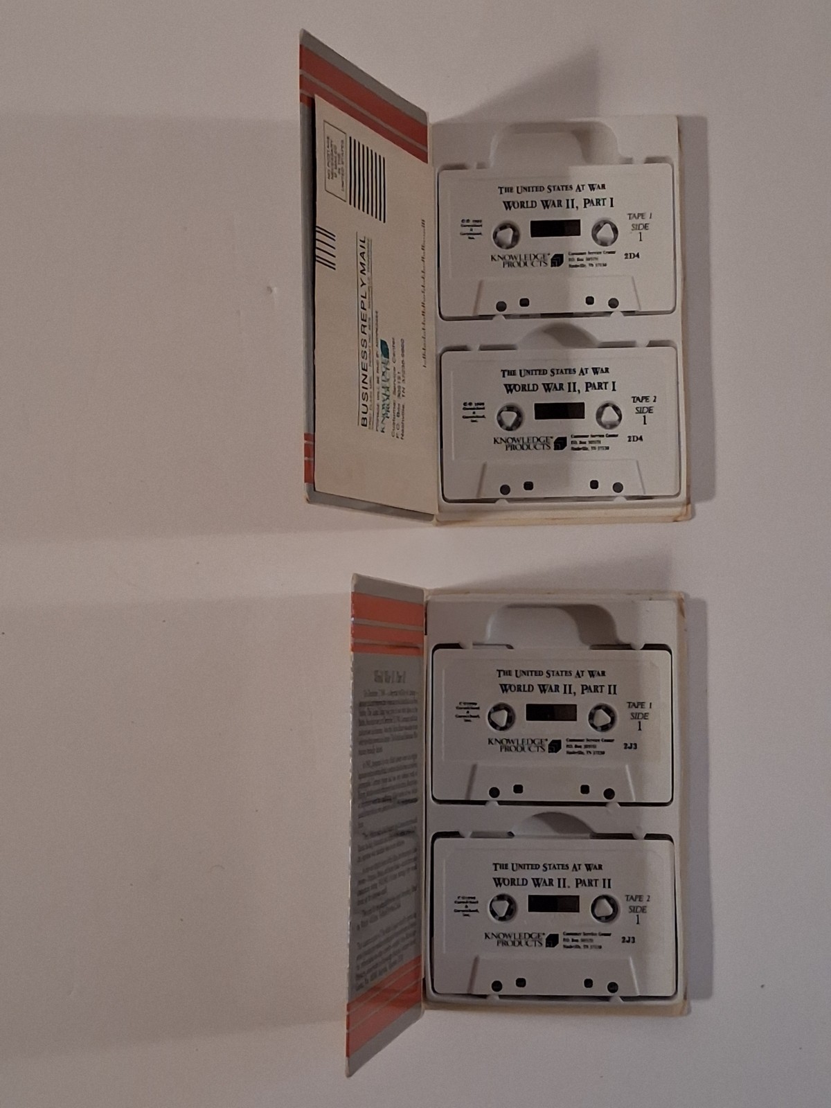 Vintage Cassettes – The Audio Classics Series: The United States At War Lot Of 8