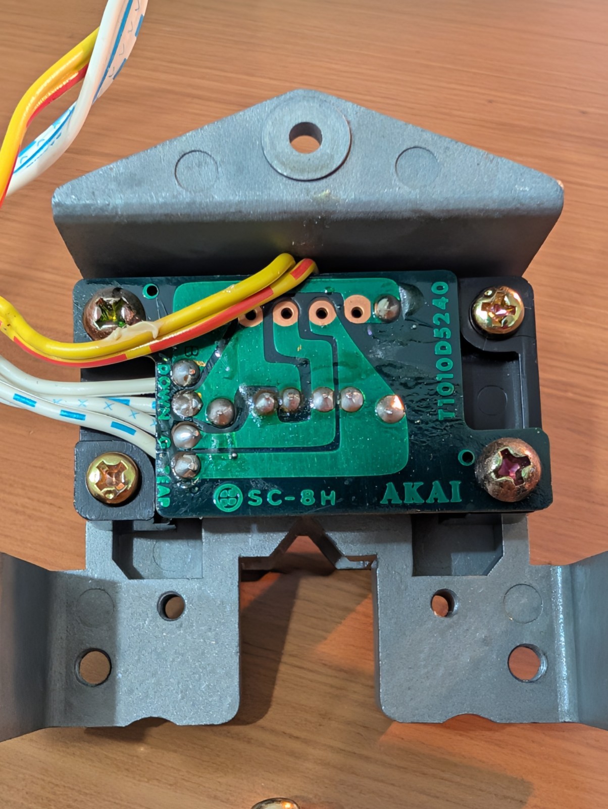 Akai GX 77 Reel to Reel OEM Block Sensor Assembly with Screws