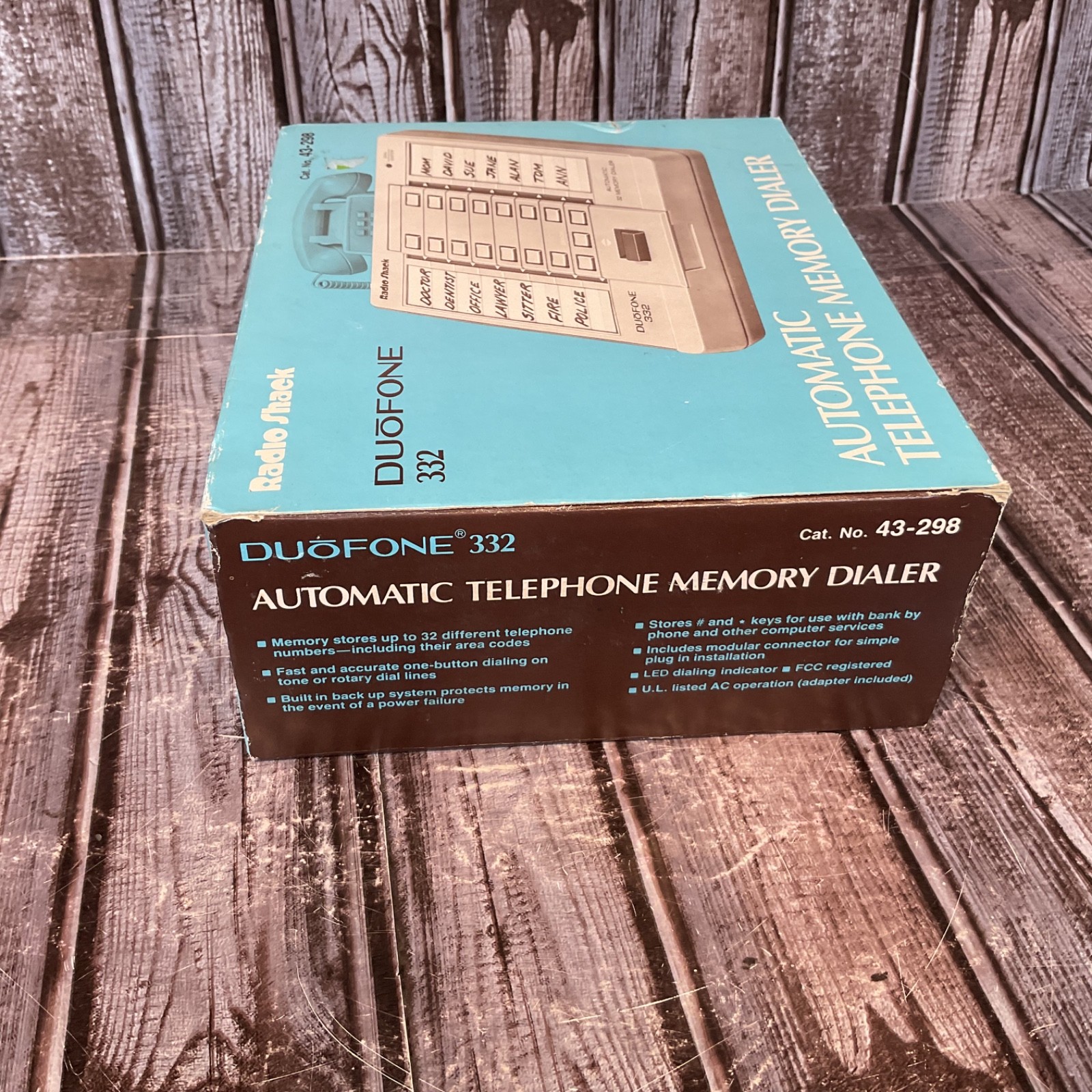 Vintage RadioShack DuoFone 332 Telephone Memory Dialer NOS