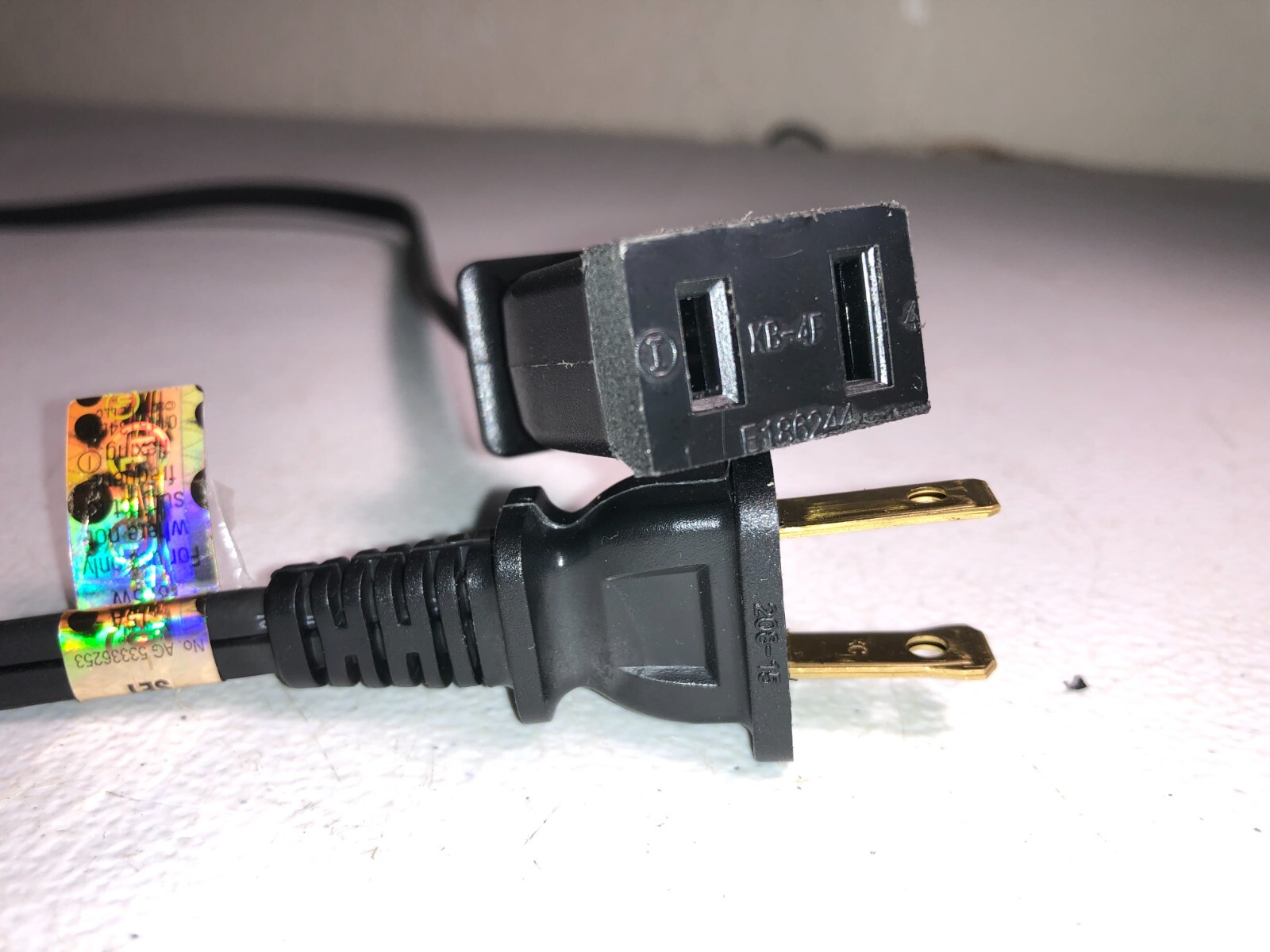 Reel to Reel Power Cord A/C Cable Replacement Teac Akai Pioneer 6′ AC POWER IN