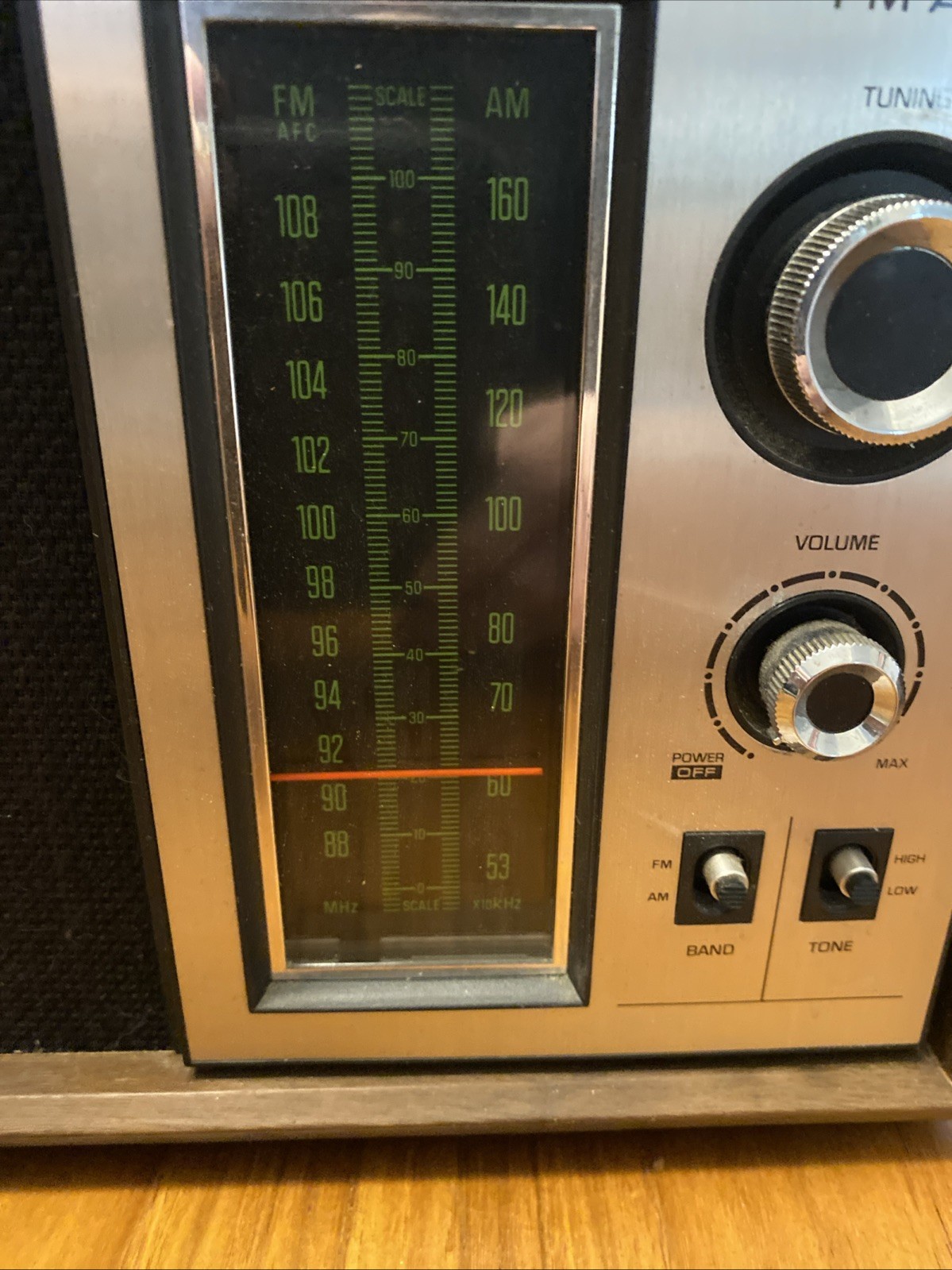 Panasonic RE-6286 AM/FM Radio Woodgrain Matsushita Japan Wood WORKS