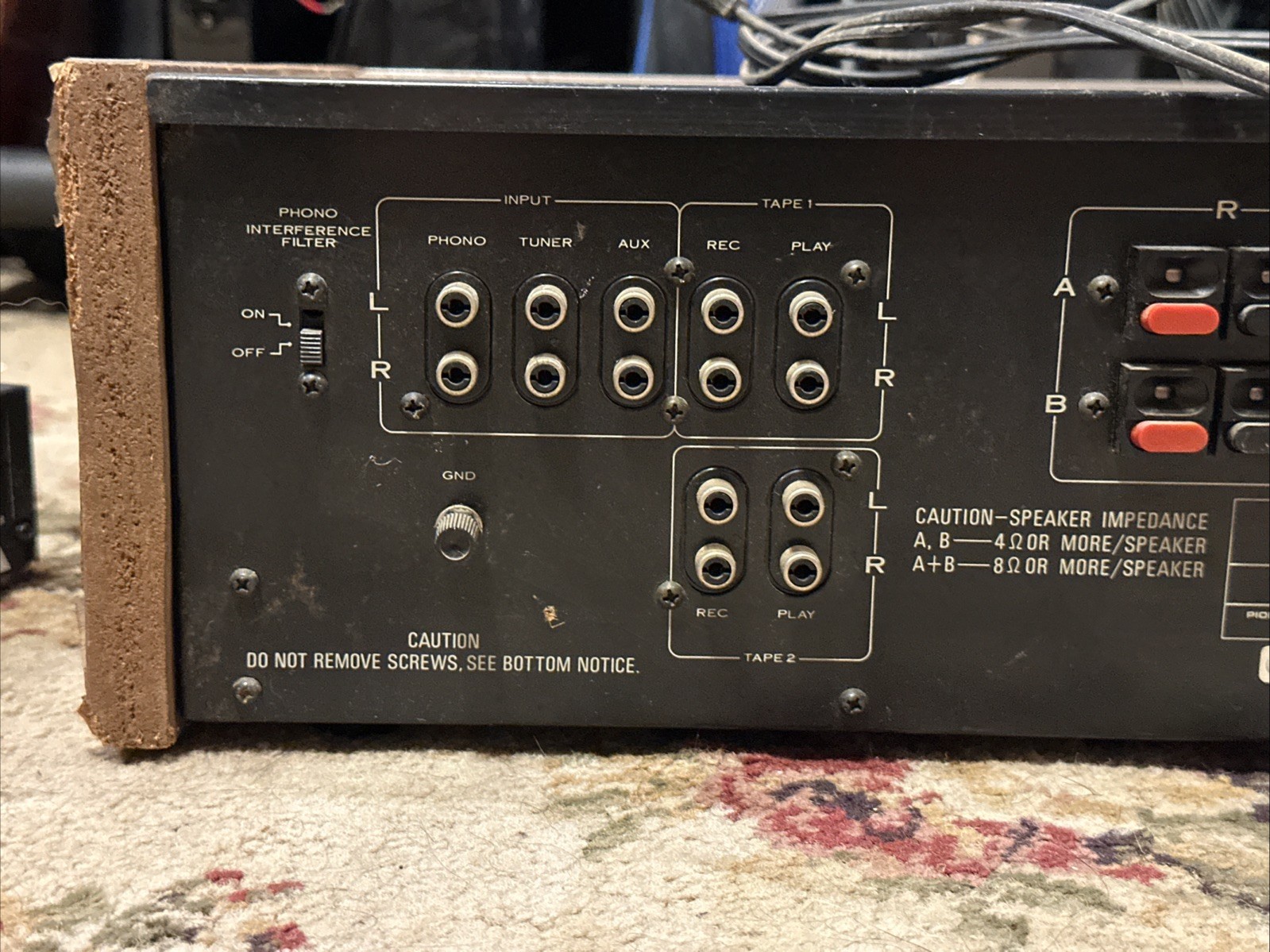 Vintage Pioneer SA-7700 Stereo Integrated Amplifier Silver Face As-Is