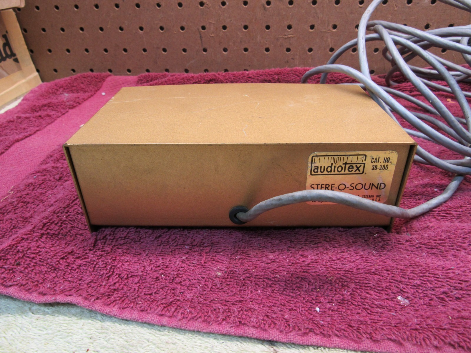 Vintage AudioTex Hi Fi Switch Control Cat # 30-286 Pe-Amp Volume Stere-O-Sound