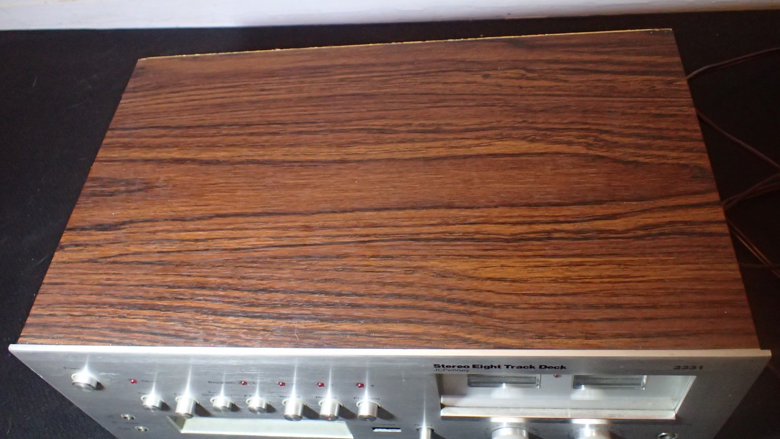 Vintage JC Penney Stereo Eight Track Deck 3331 for parts or repair