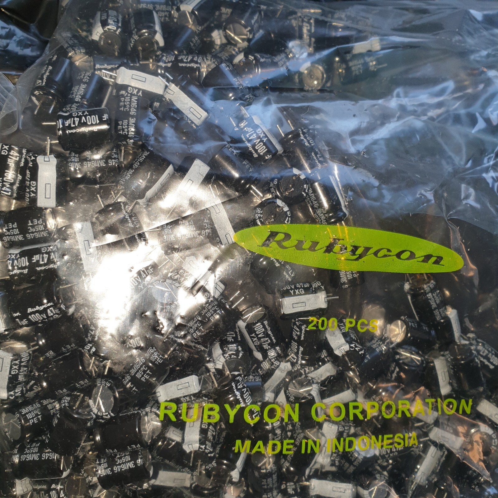 NEW RUBYCON YXK 47uF 100v 105C HQ TUBE AMP CAPS FOR AUDIO! 50PCS!