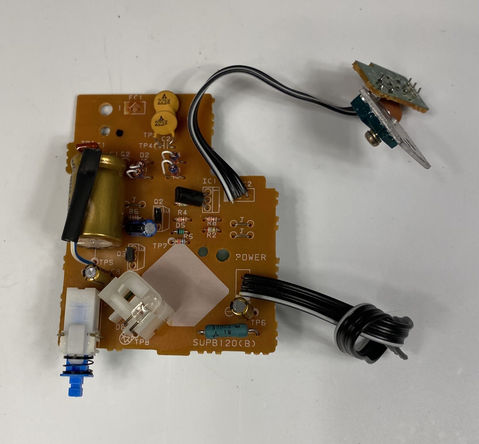 TECHNICS SL-QD33 Turntable Strobe Light Lamp Circuit Board OEM Vintage Part 1988