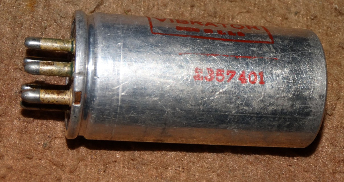MALLORY 6 Volt Vibrator 7 Pin style model 1701-A #2357401 New Old Stock VGC
