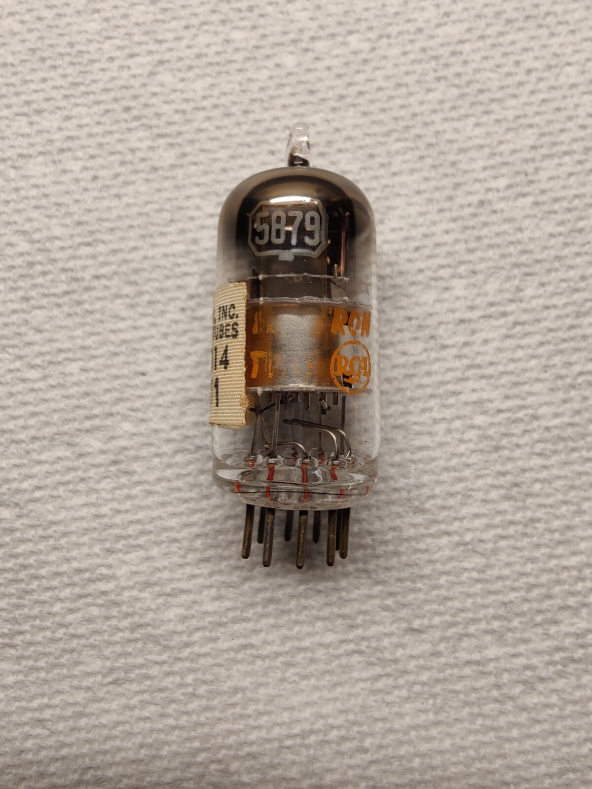 Tektronix (RCA) 5879 Vacuum Tubes Matched Pair “157-014 1801” (Read Description)