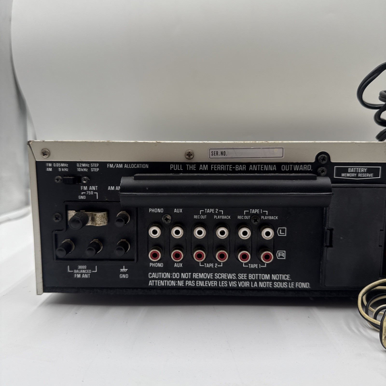 Technics SA-424 Quartz Digital AM/FM Stereo Silver Receiver Tested FREE SHIPPING