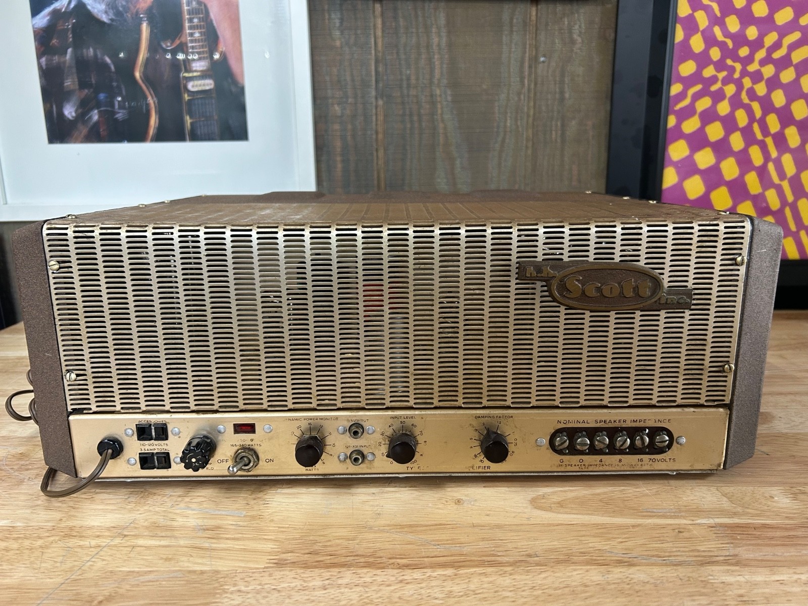 H.H. Scott 280 Mono Block Power Amplifier Just Serviced Fully Tested Excellent