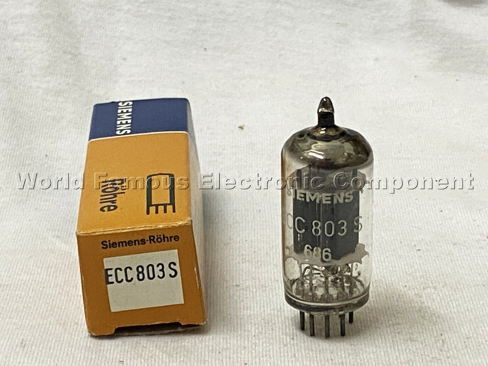 1pcs – SIEMENS ECC803S VACUUM TUBE NOS NIB