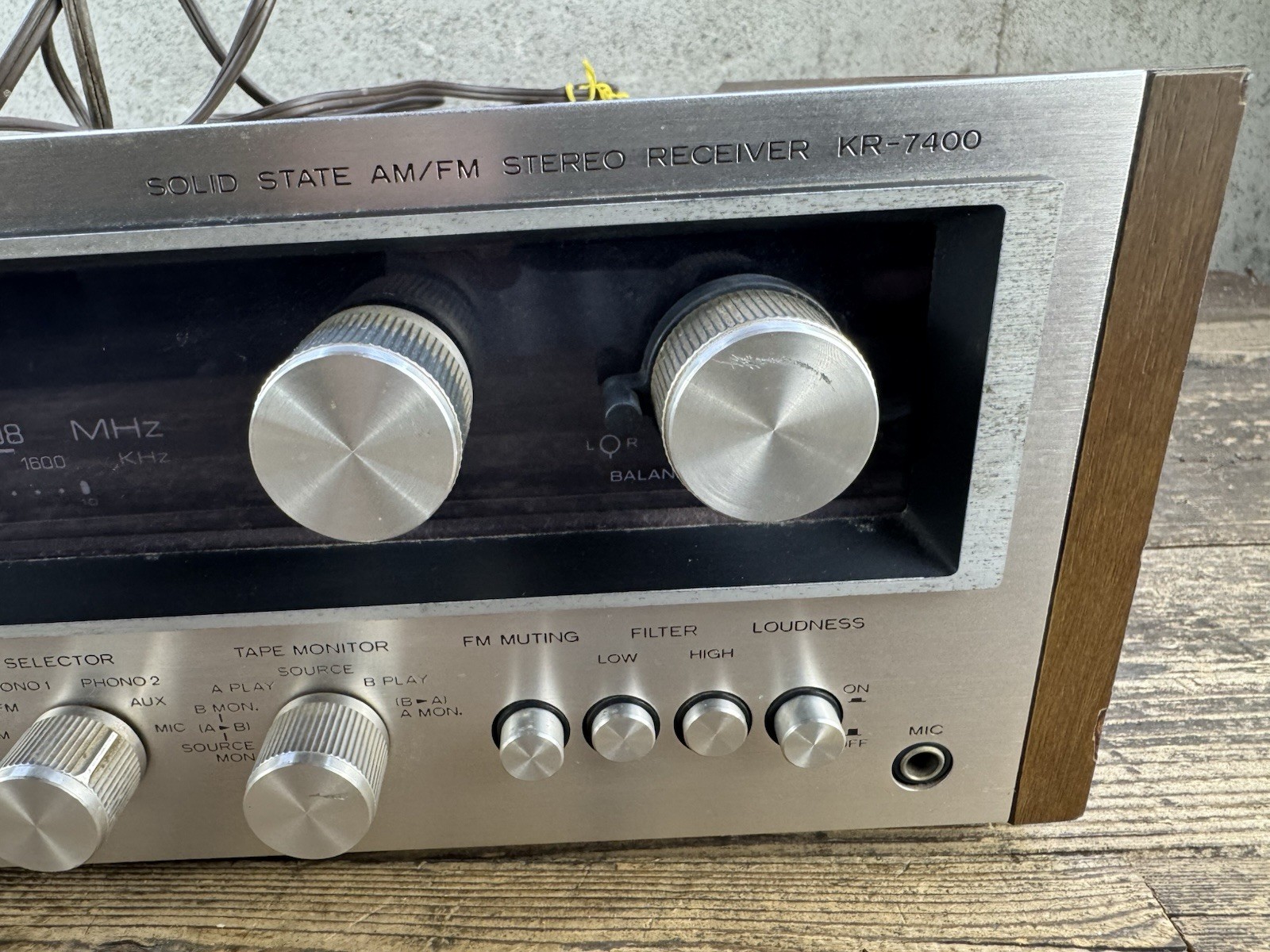 Kenwood KR7400 Receiver Solid State Vintage Working Condition