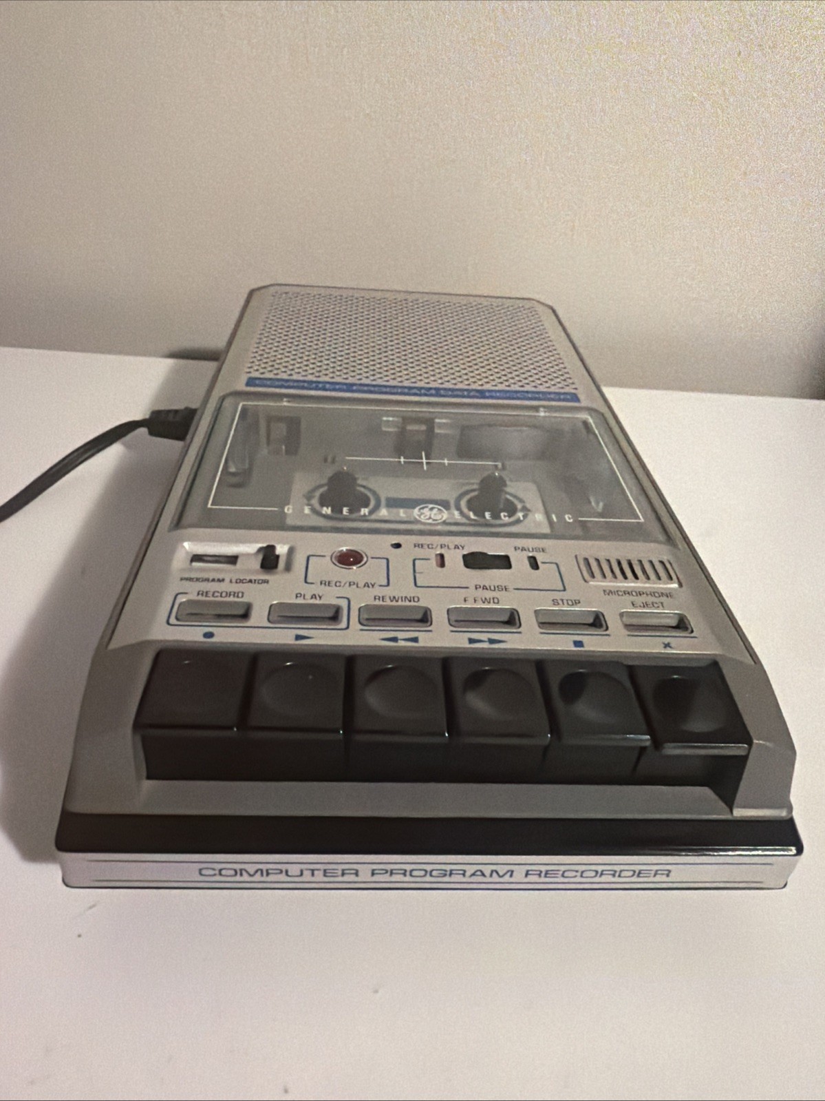 General Electric Computer Program Data Recorder Cassette Player Works