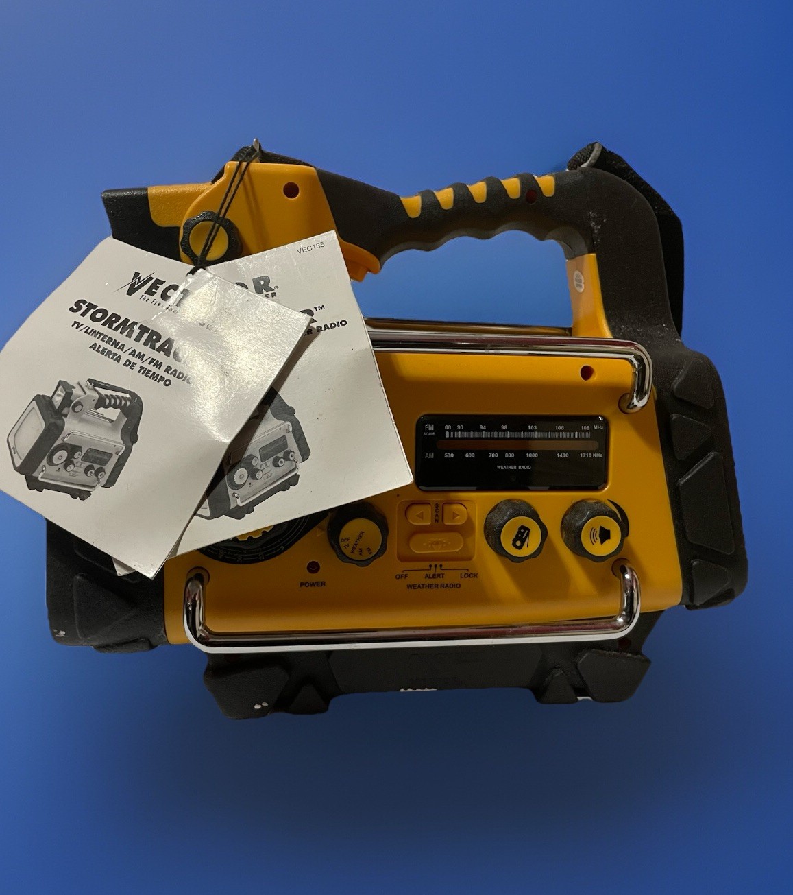 Vector Manufacturing Ltd, TV, FM Radio DC 12 V Battery Size C With Power Cord