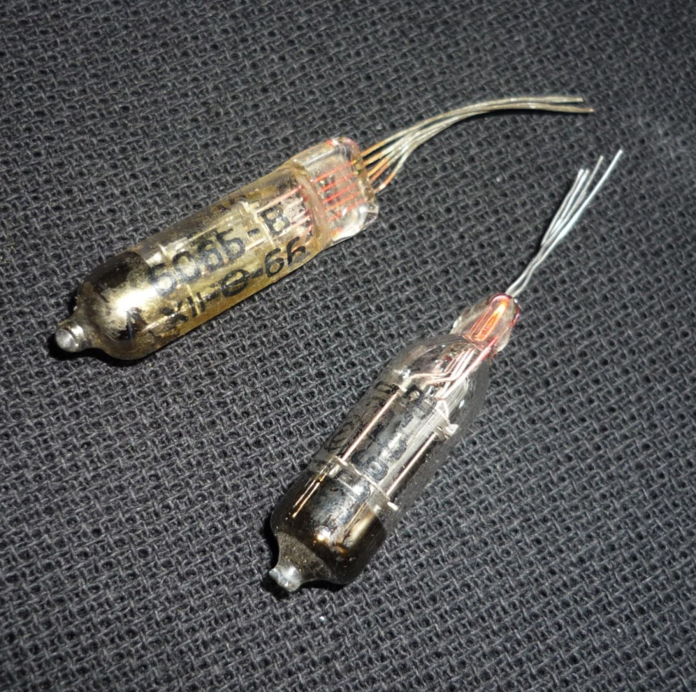 2pcs. 6C6B-V / 6S6B-V / 6С6Б-В Triode mini. Pulled