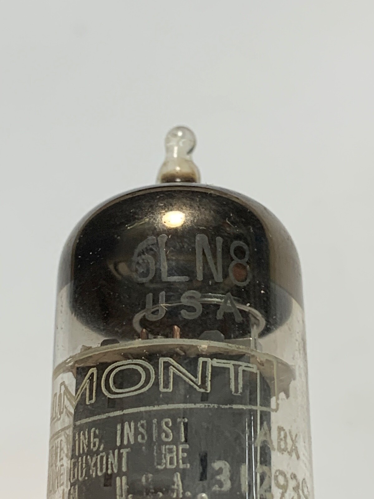 DUMONT 6LN8 VACUUM ELECTRON TUBE