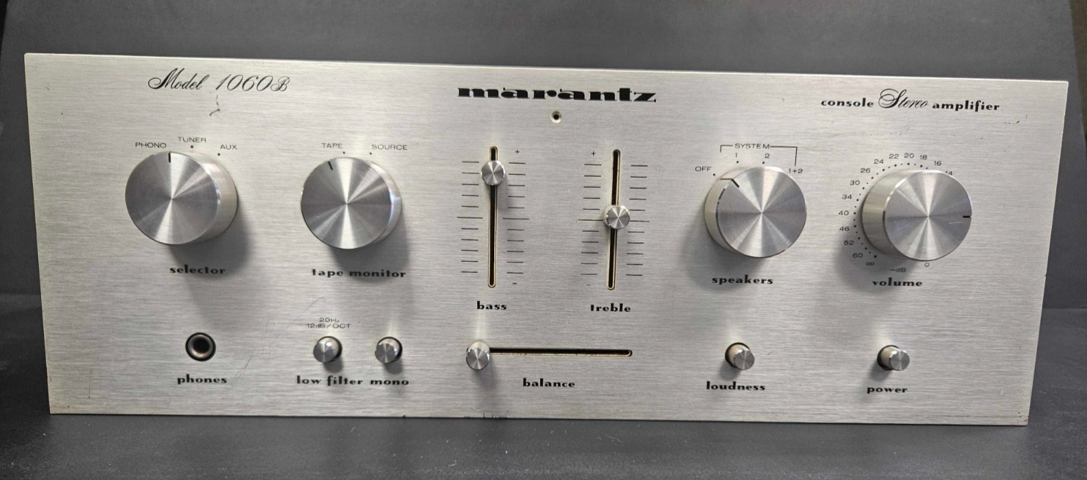 Marantz Model 1060B Integrated Stereo Amplifier Tested Working Vintage Hi-Fi