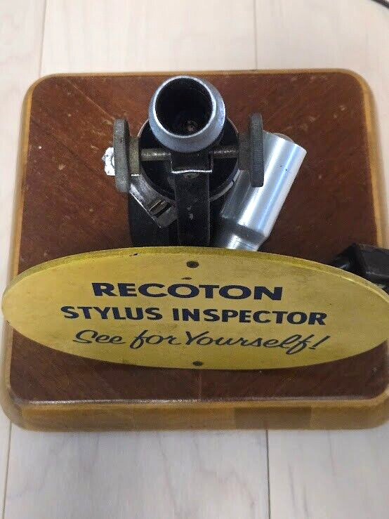 Vintage Recoton Stylus Inspector Store Display Item Microscope- Tested