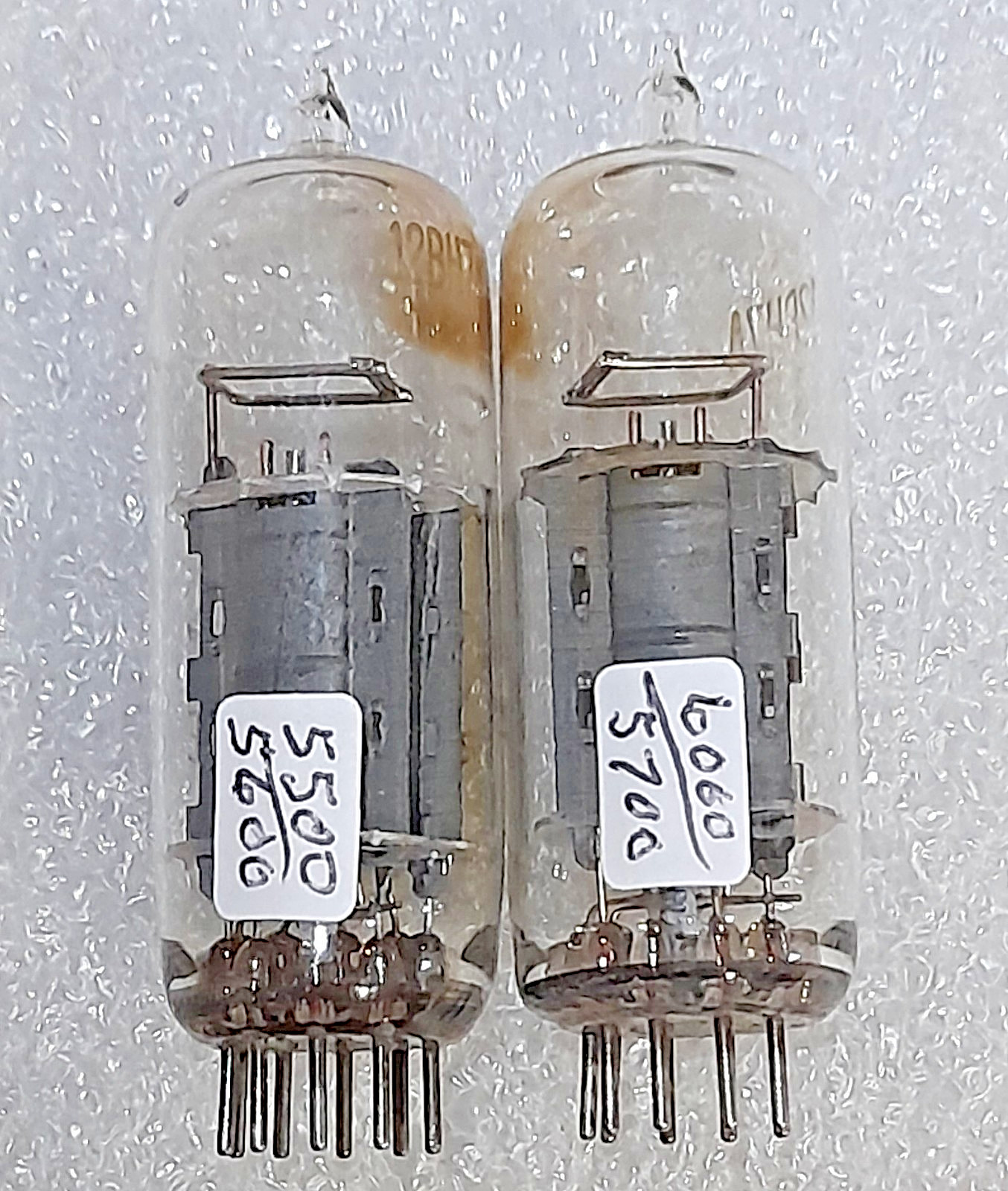 Pair 12BH7A Philco & unbranded Vacuum Tubes, Triplett 3444 Tested – will combine