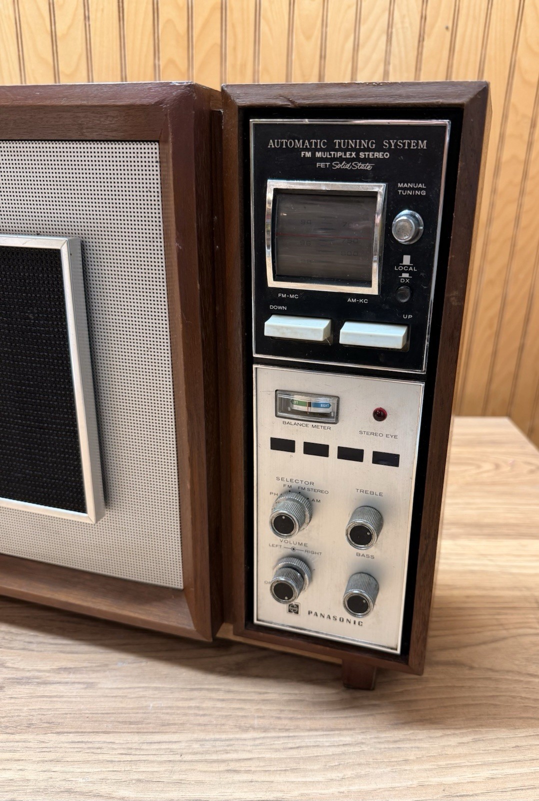 Vintage 1967 Panasonic RE-787 AM FM Radio Multiplex Stereo & Speaker See Video!
