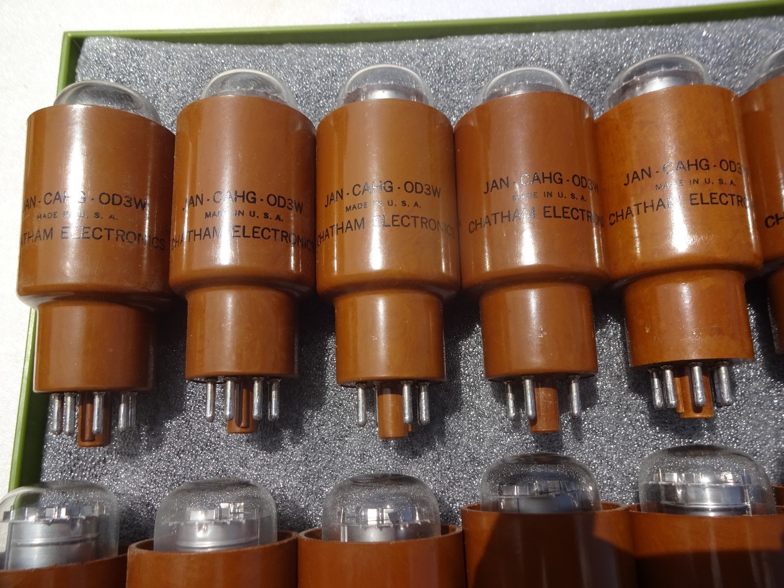 Chatham Electronics JAN CAHG-OD3W Tubes 18pcs