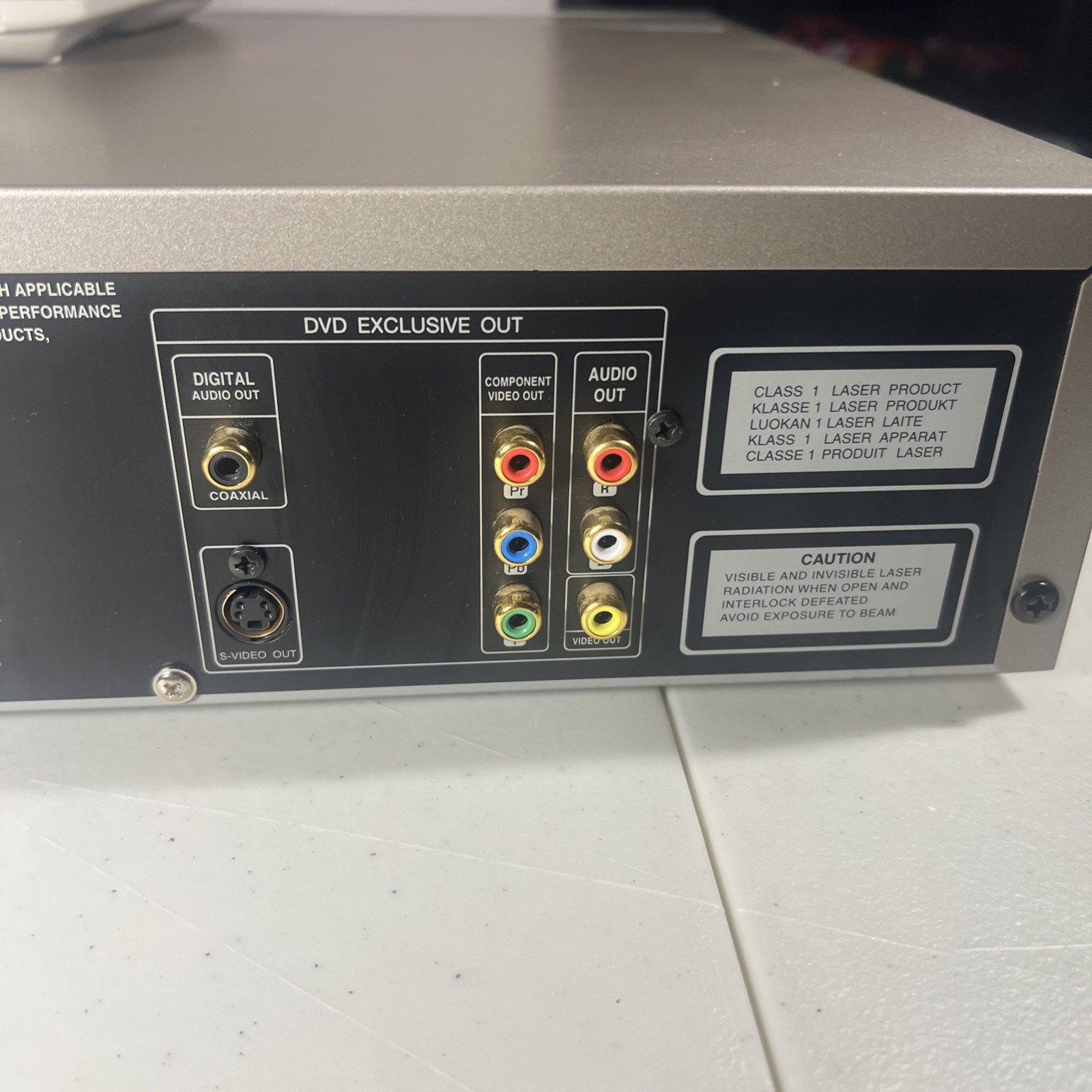 Sanyo DVW-5000 VCR DVD Player Combo with Remote Unit Tested and Working