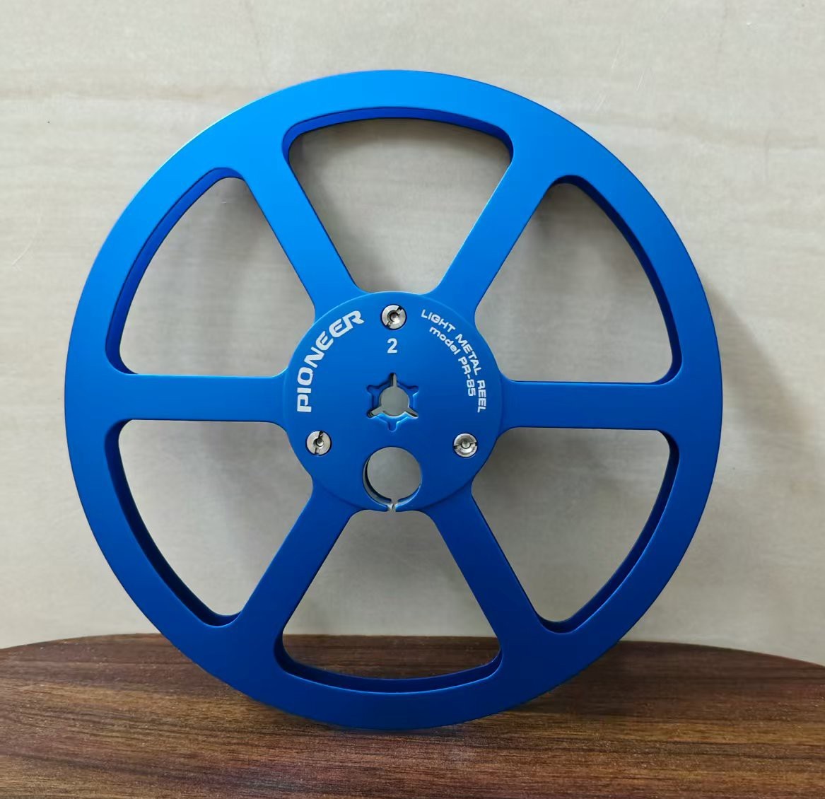 7 Inch Metal Reels Aluminum Pair For Pioneer Reel To Reel Deck RT-707 Blue