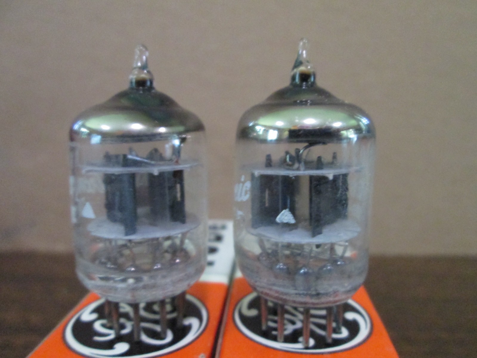 TWO NEW GE 5670 Delta/Triangle Radio Amp Vacuum Tubes IOB Matching Codes