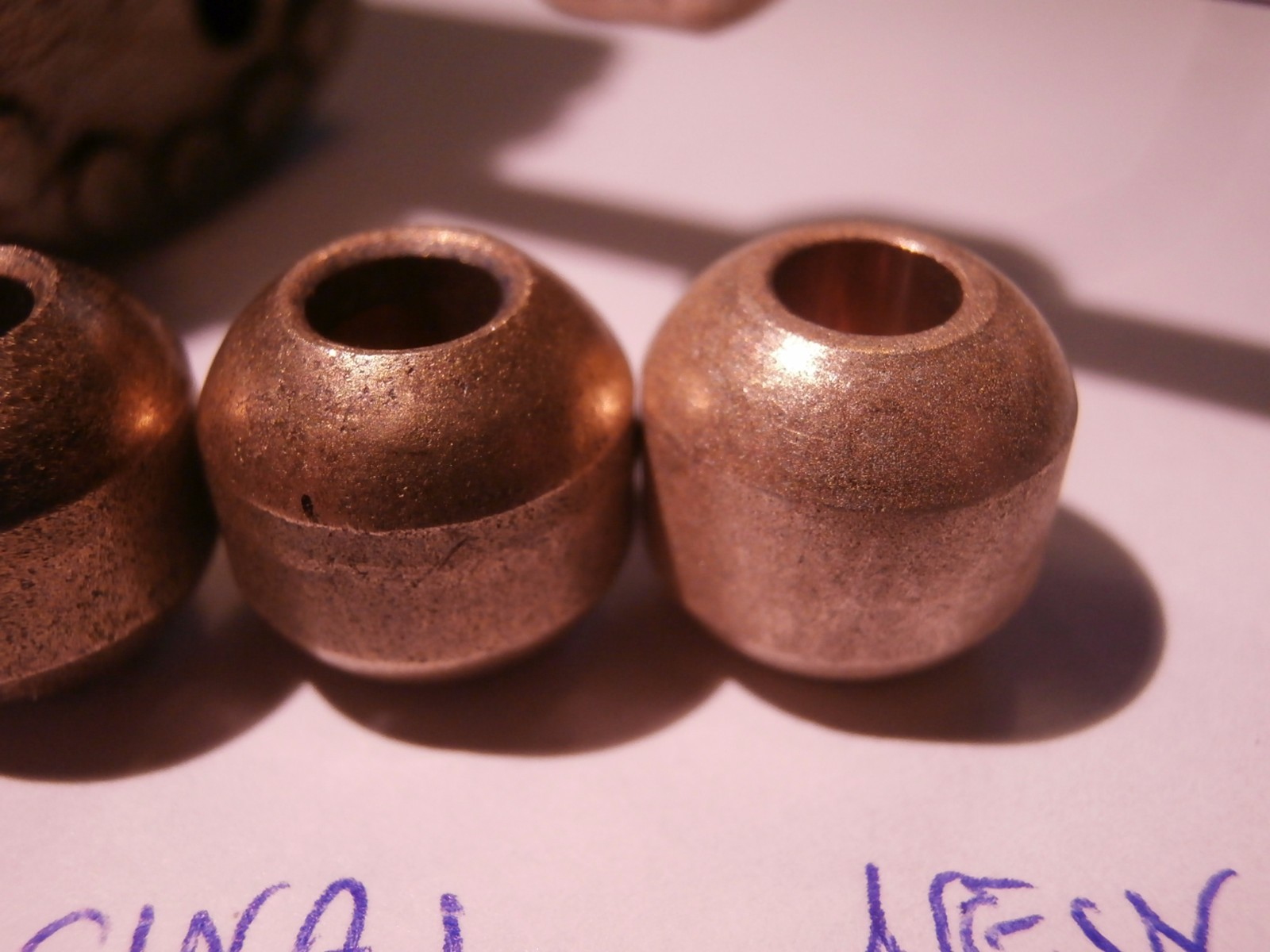 NEW SINTERED (HEAT PRESSED) BRONZE BUSHINGS GARRARD 301 MOTOR TURNTABLE 2PCS