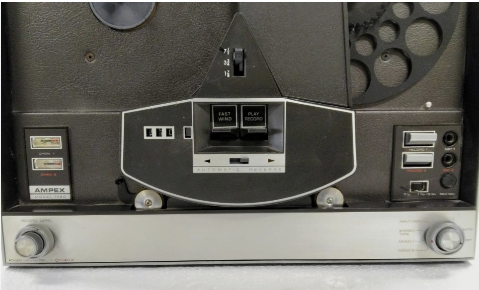 AMPEX Model 1450 Audio Recorder-Reproducer Reel to Reel Deck