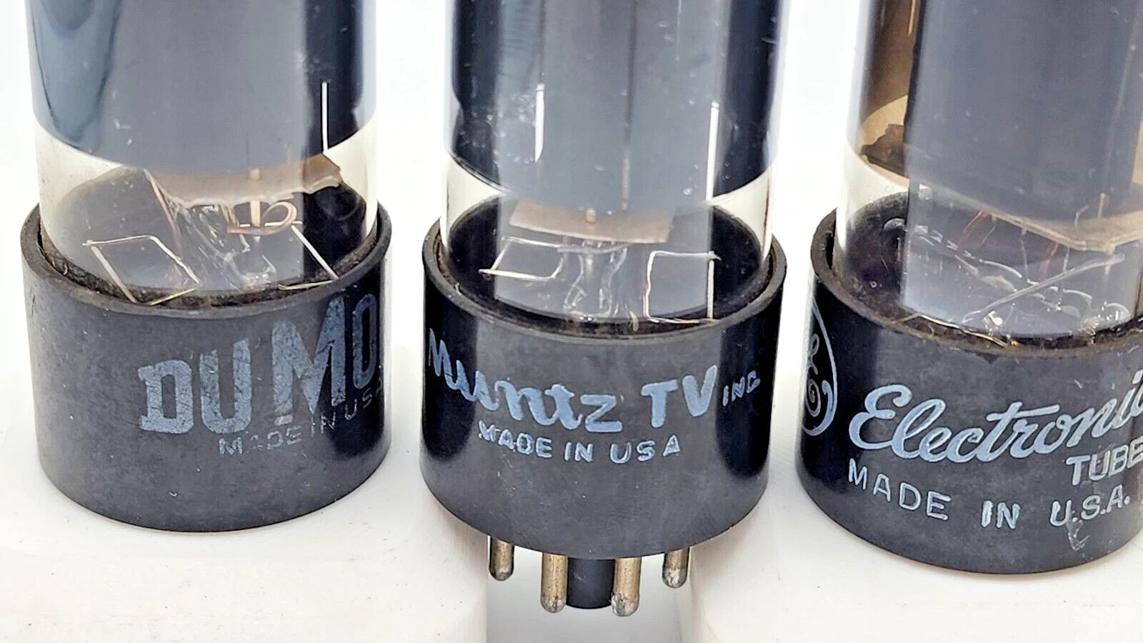 6W6GT X 4 Smoke Glass Tubes New (New Old Stock) Test NEW 1 Year Warranty