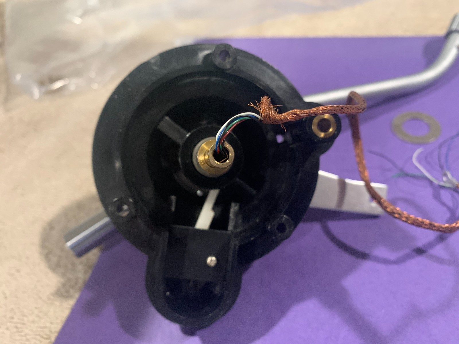 Project/One DR-770 Stereo Turntable Parting Out – Tonearm Assembly