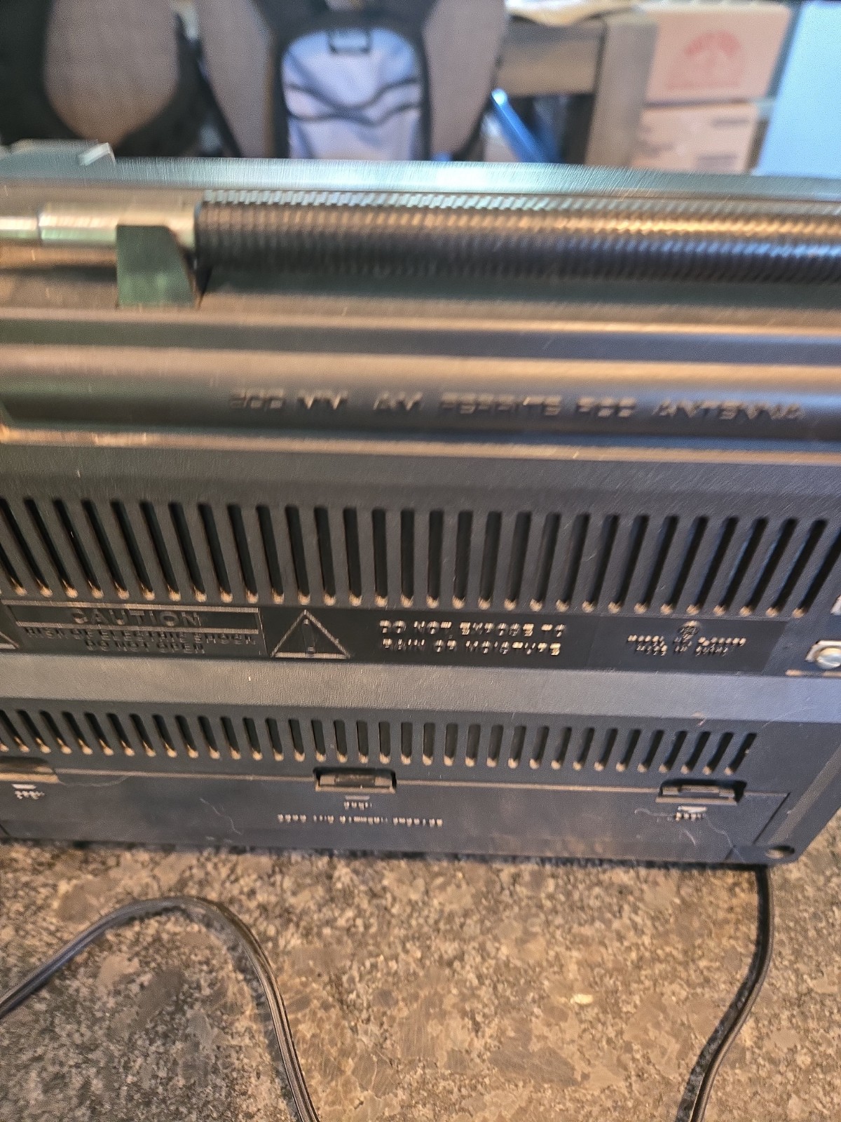 Vintage General Electric Super Radio II GE Retro 70s 80s AM/FM