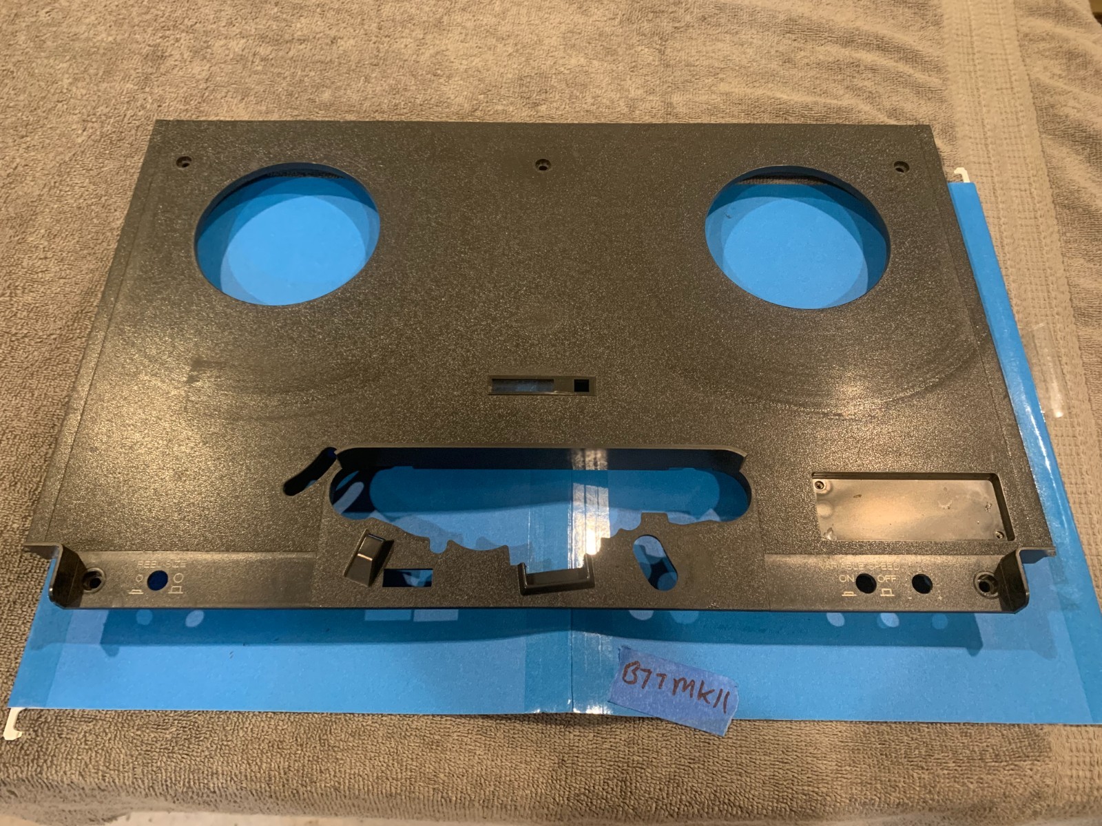 Revox B77 MK II Reel to Reel Recorder Faceplate