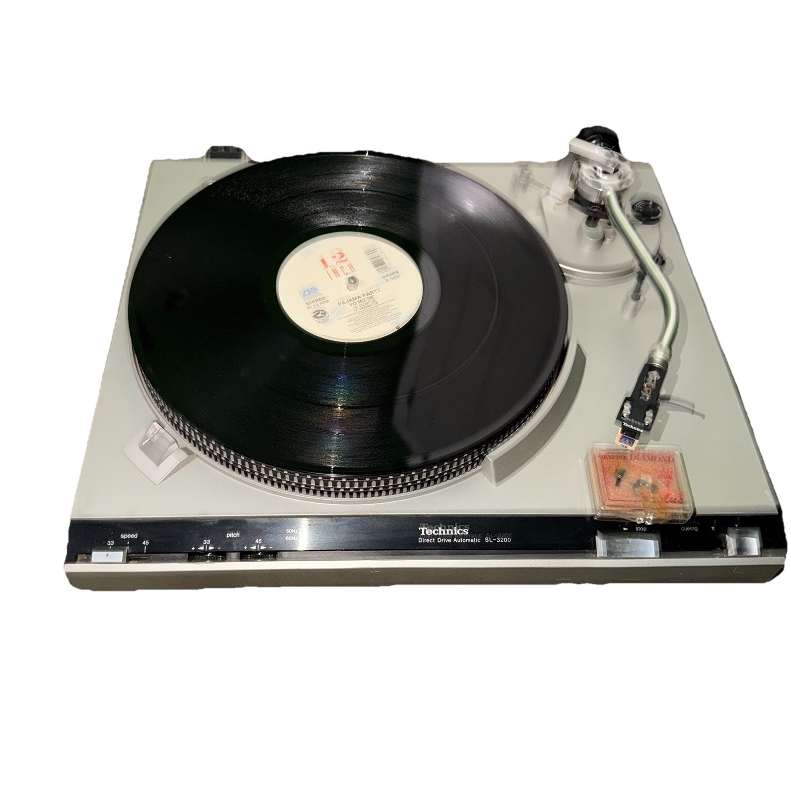 Vintage TECHNICS SL-3200 Direct Drive Automatic Turntable System W/ Dust Cover